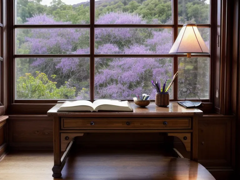 Mano escribiendo una reflexión de sanación ancestral en una libreta violeta, ejercicio de bienestar emocional en casa
