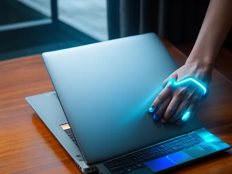Mano cansada sobre el teclado, señal de energía vital agotada tras horas de teletrabajo bajo lluvia en Quito